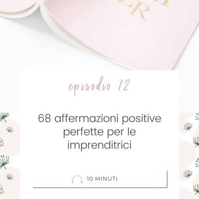 Affermazioni positive perfette per le imprenditrici [MC 72]