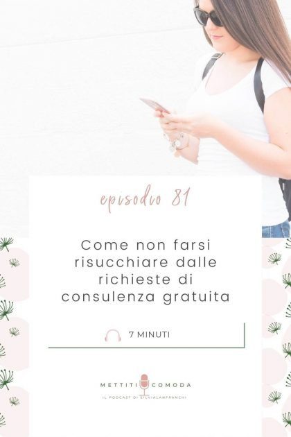 Come dire di no alle richieste di consulenza gratuita