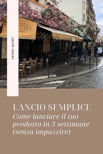 come fare un lancio semplice in 3 settimane senza impazzire