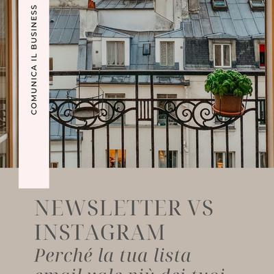 Newsletter vs Instagram: perché la tua lista email vale più dei tuoi follower