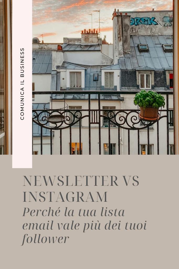 Silvia Lanfranchi spiega la differenza tra newsletter e Instagram per vendere online in modo costante