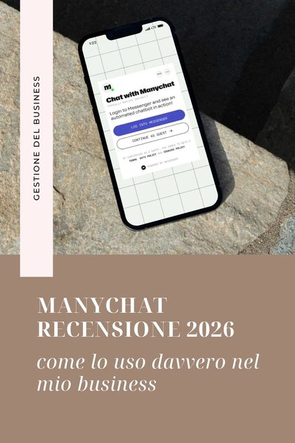 recensione manychat 2026 silvia lanfranchi