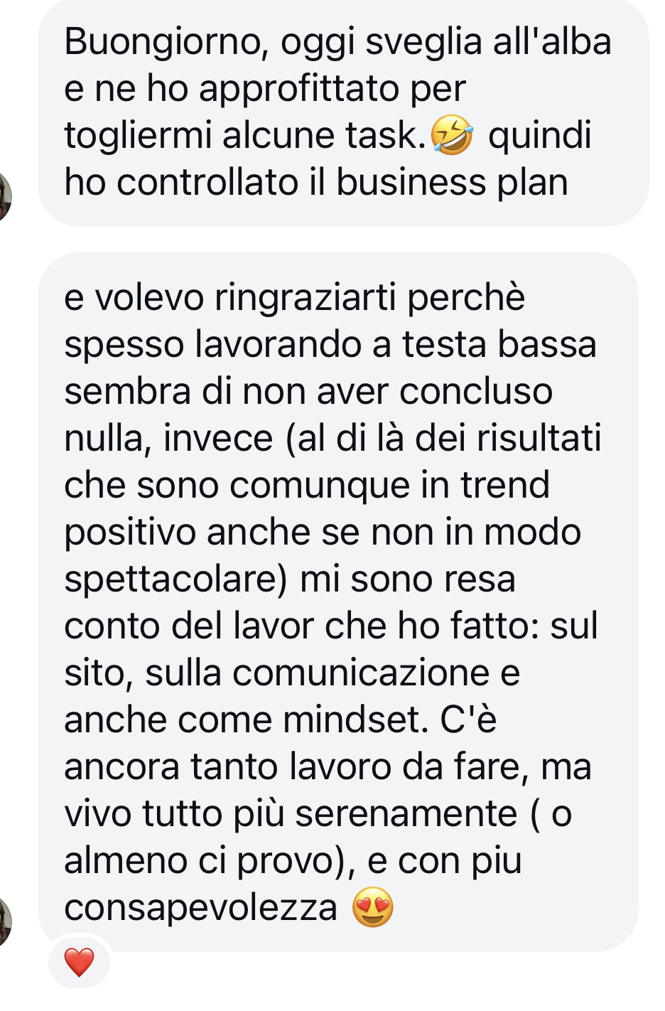 Testimonianza di Noemi su Coraggiosa