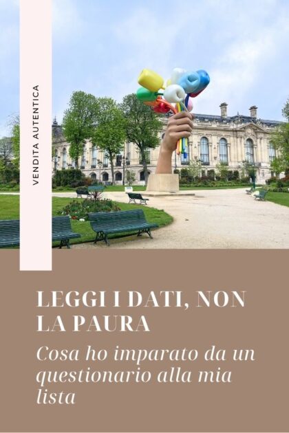 dati da un questionario alla lista