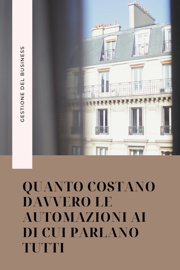 Quanto costano davvero le automazioni AI per una piccola attività